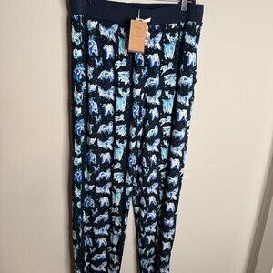 Kindthing Women's Blue Animal Graphic Print Pajama Pants - Size‎ XL Extra Large